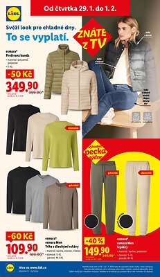 akční leták Lidl 29.1.2026-1.2.2026