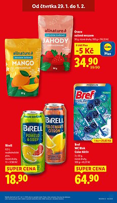 akční leták Lidl 29.1.2026-1.2.2026