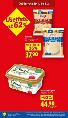 akční leták Lidl 29.1.2026-1.2.2026