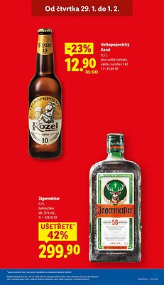 akční leták Lidl 29.1.2026-1.2.2026