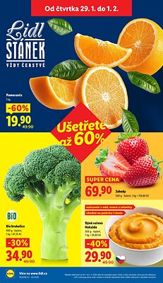 akční leták Lidl 29.1.2026-1.2.2026