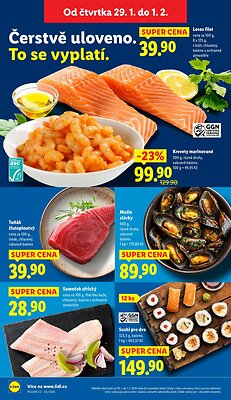 akční leták Lidl 29.1.2026-1.2.2026