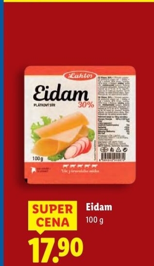 Sýr Eidam Laktos