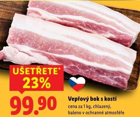 Vepřový bok s kostí