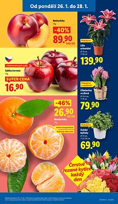 akční leták Lidl 26.1.2026-28.1.2026