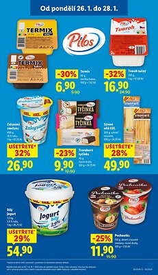 akční leták Lidl 26.1.2026-28.1.2026