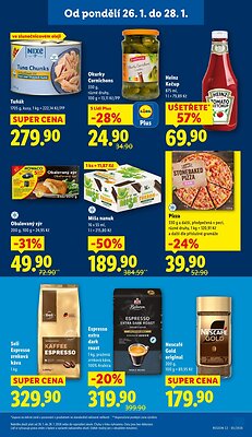 akční leták Lidl 26.1.2026-28.1.2026
