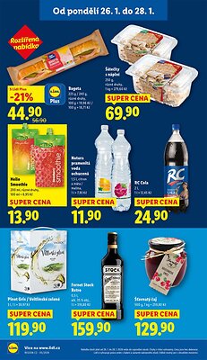 akční leták Lidl 26.1.2026-28.1.2026