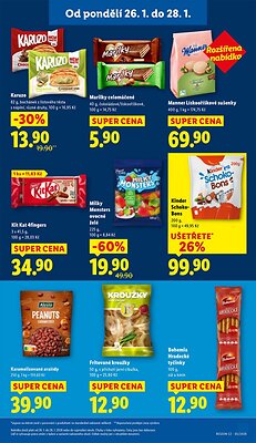 akční leták Lidl 26.1.2026-28.1.2026