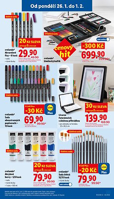 akční leták Lidl 26.1.2026-28.1.2026