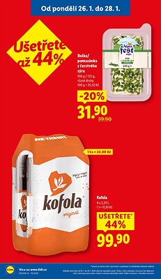 akční leták Lidl 26.1.2026-28.1.2026
