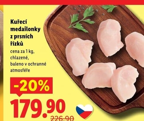 Kuřecí medailonky z prsních řízků