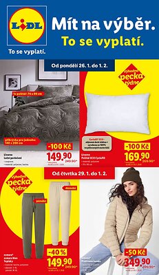 akční leták Lidl 26.1.2026-1.2.2026