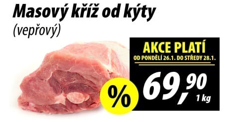 Masový kříž od kýty vepřový