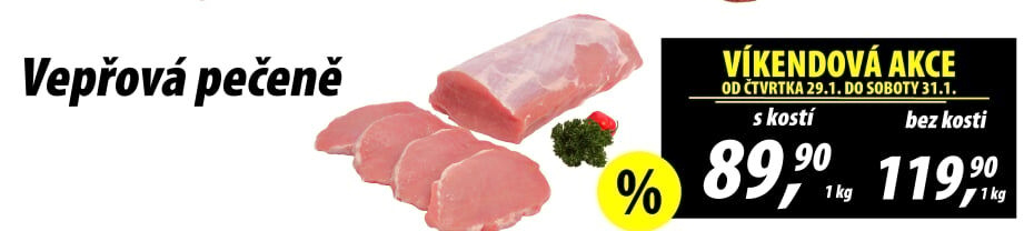 Vepřová pečeně s kostí