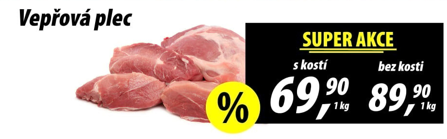 Vepřová plec s kostí