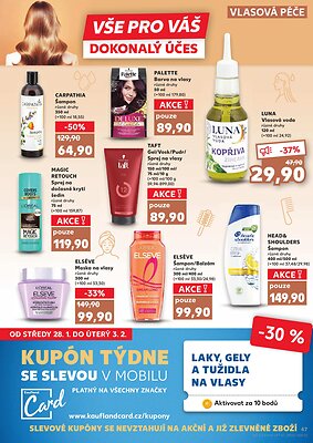 akční leták Kaufland 28.1.2026-2.2.2026