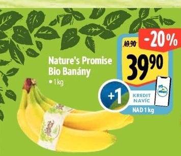Banány bio Nature'