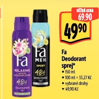 Deodorant sprej Fa