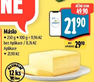 Máslo - Albert akcniletaky.com