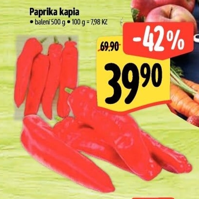 Paprika červená kapie