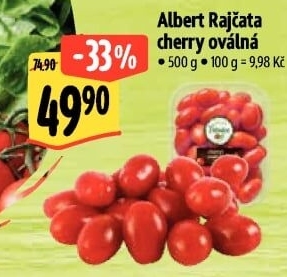 Rajčata cherry Albert