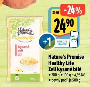 Zelí bílé kysané Nature'