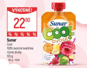 Kapsička do ručičky Ovocné pyré Cool Sunar