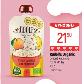 Kapsička ovocná bio Rudolfs
