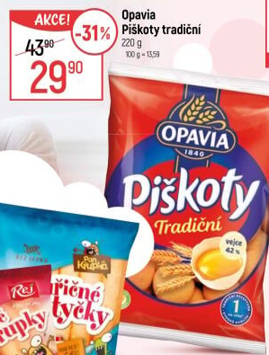 Piškoty Opavia
