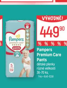 Pleny dětské Pampers Pants Premium Care