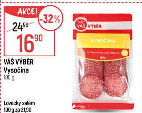 Salám Vysočina Váš Výběr