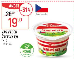 Sýr čerstvý Váš Výběr