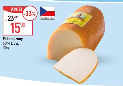 Sýr Eidam uzený 30% Lacrum