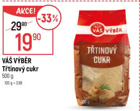 Třtinový cukr Váš Výběr