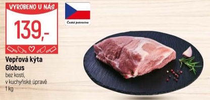 Vepřová kýta bez kosti Globus