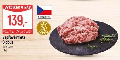 Vepřové mleté maso Globus