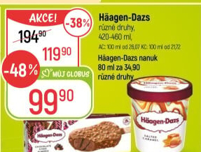 Zmrzlina v kelímku Häagen-Dazs