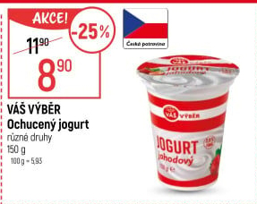 Jogurt krémový ochucený Váš Výběr