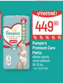 Pleny dětské Pampers Pants Premium Care
