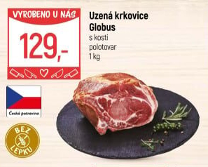 Uzená krkovice s kostí Globus