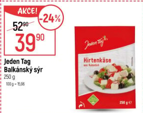 Balkánský sýr Jeden Tag