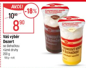 Dezert se šlehačkou Váš Výběr