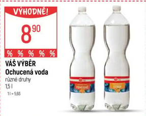 Ochucená voda Váš Výběr