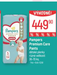 Pleny dětské Pampers Pants Premium Care