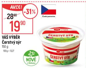 Sýr čerstvý Váš Výběr