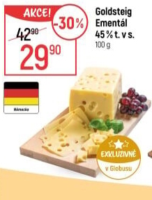 Sýr Ementál 45 % Goldsteig