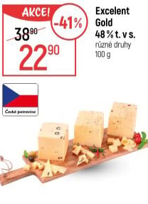 Sýr Excelent Gold 48%