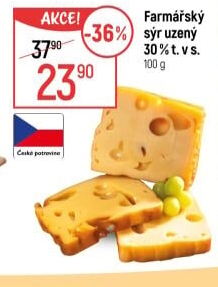 Sýr Farmářský uzený