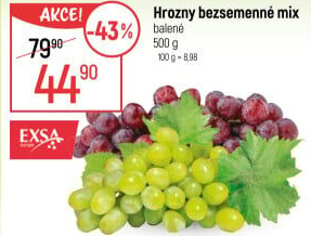 Hrozny mix bezsemenné